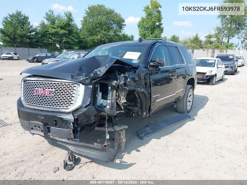 1GKS2CKJ6FR593978 2015 GMC Yukon Denali