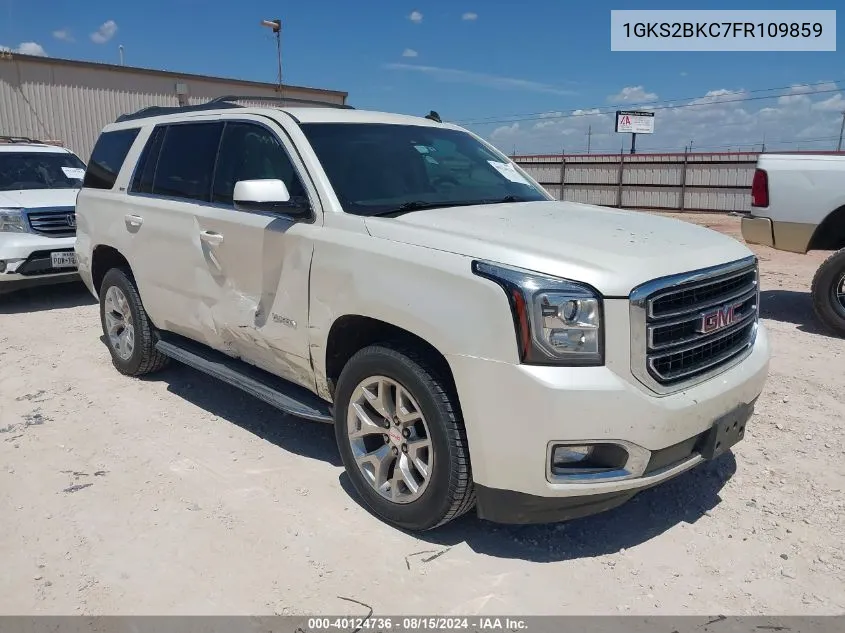 2015 GMC Yukon Slt VIN: 1GKS2BKC7FR109859 Lot: 40124736