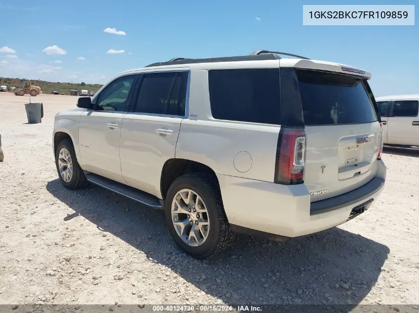 1GKS2BKC7FR109859 2015 GMC Yukon Slt