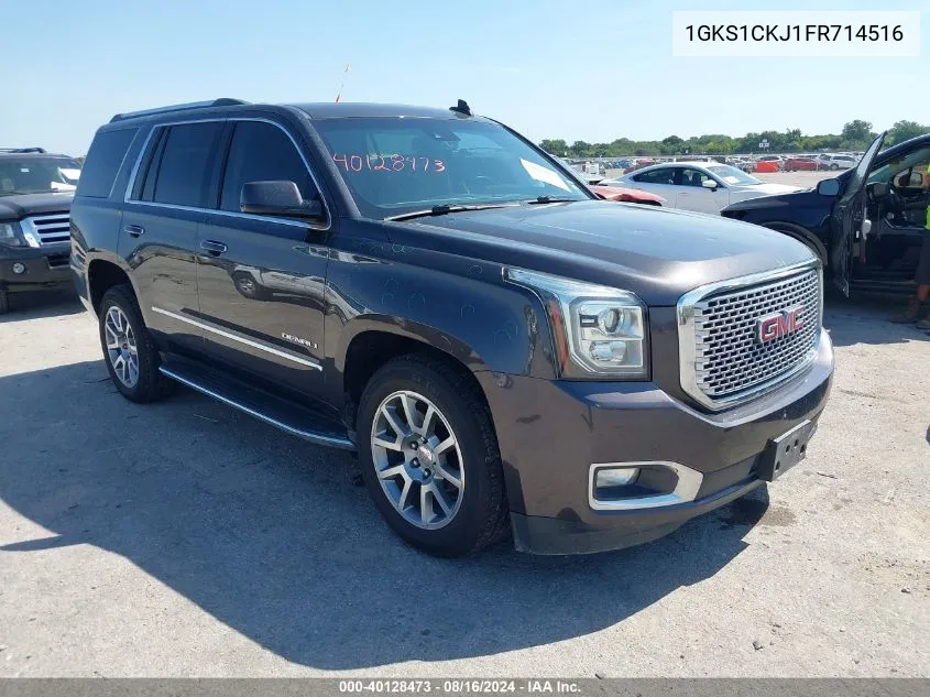 1GKS1CKJ1FR714516 2015 GMC Yukon Denali