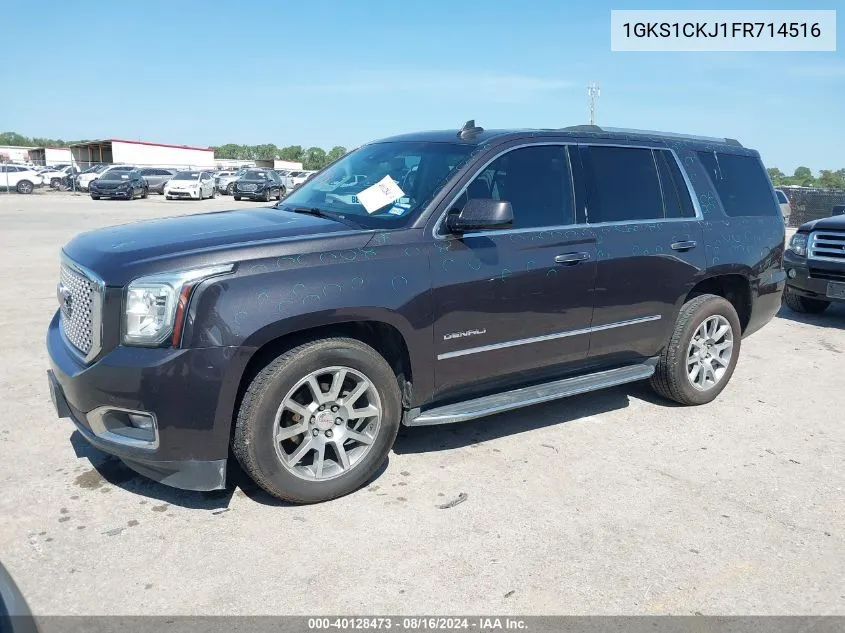 1GKS1CKJ1FR714516 2015 GMC Yukon Denali