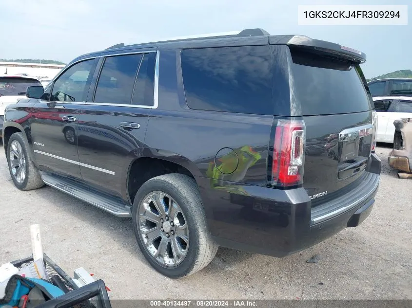 1GKS2CKJ4FR309294 2015 GMC Yukon Denali