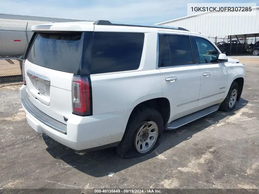 1GKS1CKJ0FR307285 2015 GMC Yukon Denali