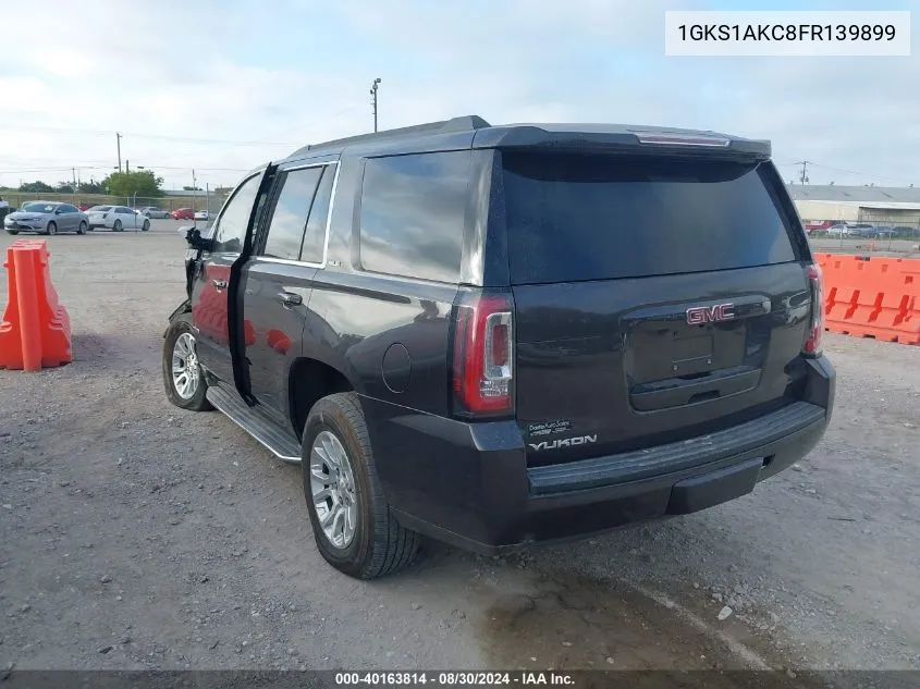 1GKS1AKC8FR139899 2015 GMC Yukon Sle