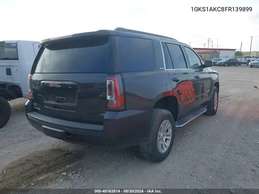 1GKS1AKC8FR139899 2015 GMC Yukon Sle