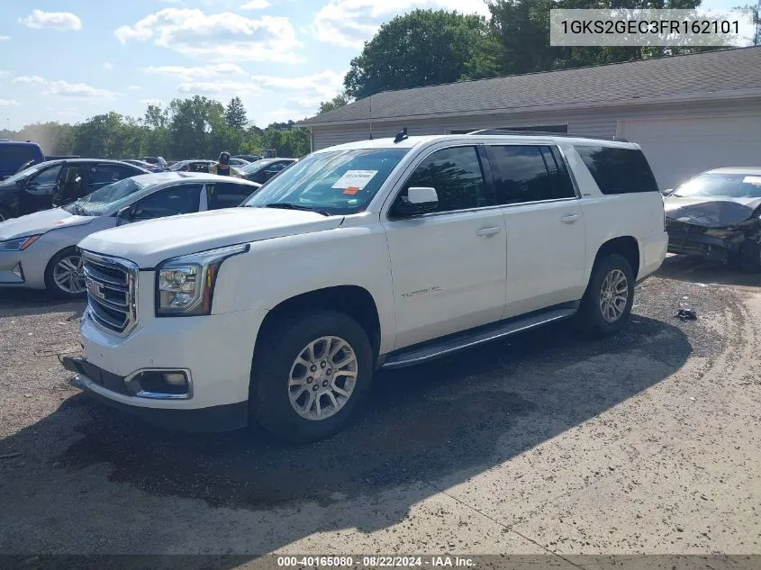 1GKS2GEC3FR162101 2015 GMC Yukon Xl 1500 Sle