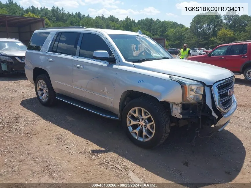 2015 GMC Yukon Slt VIN: 1GKS1BKC0FR734011 Lot: 40183266