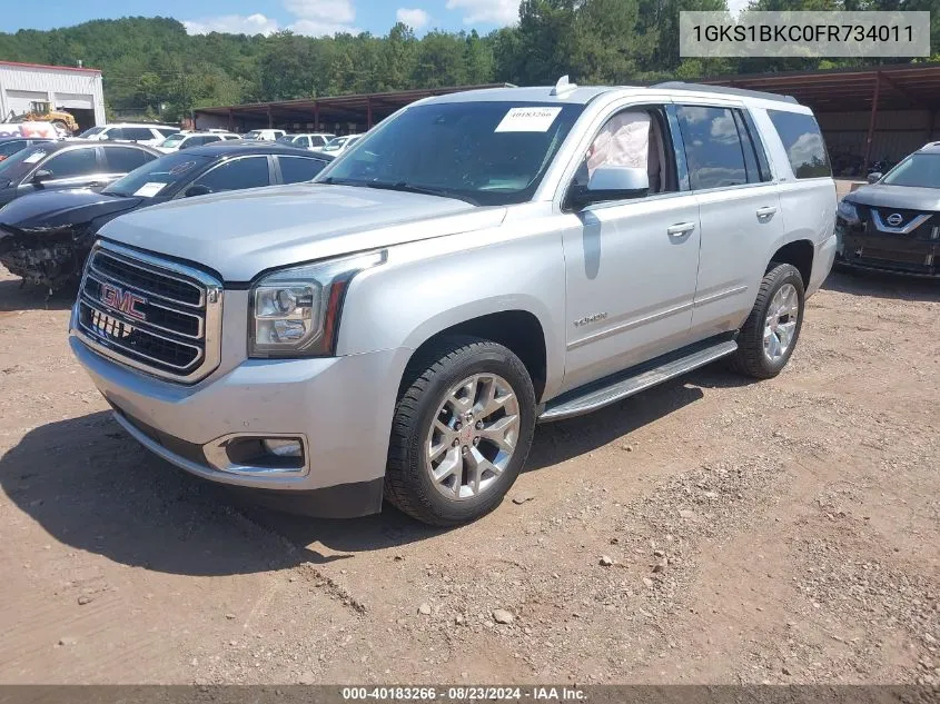 2015 GMC Yukon Slt VIN: 1GKS1BKC0FR734011 Lot: 40183266