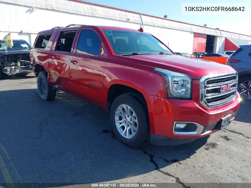 1GKS2HKC0FR668642 2015 GMC Yukon Xl 1500 Slt