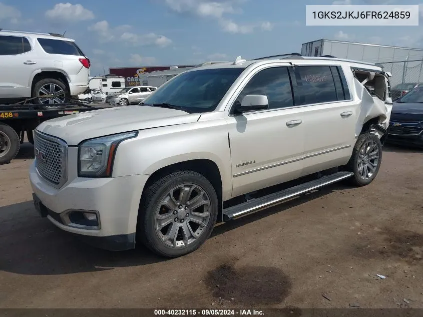 2015 GMC Yukon Xl 1500 Denali VIN: 1GKS2JKJ6FR624859 Lot: 40232115