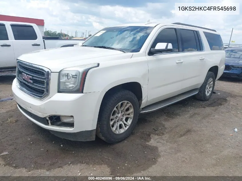 2015 GMC Yukon Xl 1500 Slt VIN: 1GKS2HKC4FR545698 Lot: 40245896