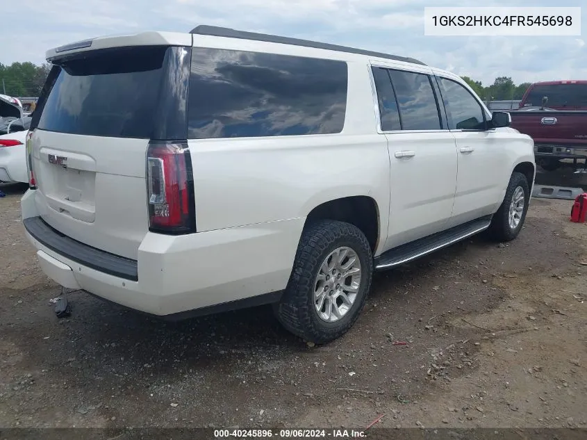 2015 GMC Yukon Xl 1500 Slt VIN: 1GKS2HKC4FR545698 Lot: 40245896