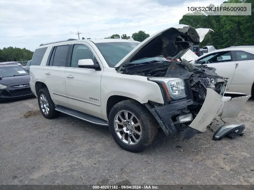 2015 GMC Yukon Denali VIN: 1GKS2CKJ1FR600903 Lot: 40251152