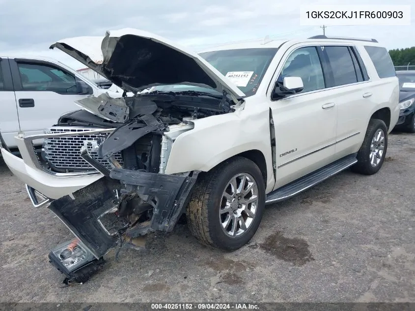 1GKS2CKJ1FR600903 2015 GMC Yukon Denali