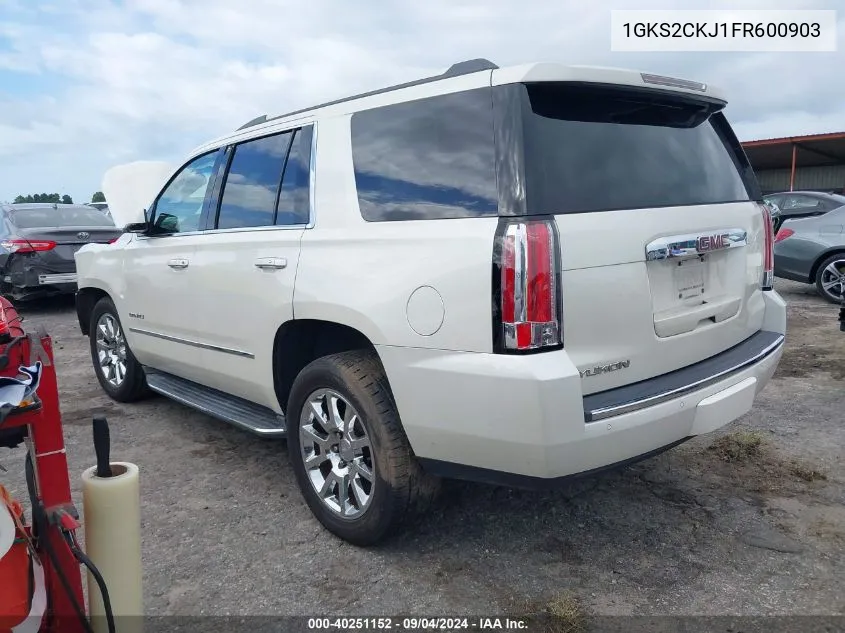 1GKS2CKJ1FR600903 2015 GMC Yukon Denali