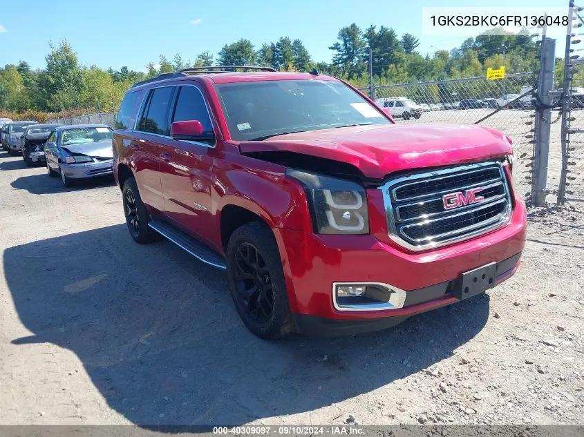 1GKS2BKC6FR136048 2015 GMC Yukon Slt