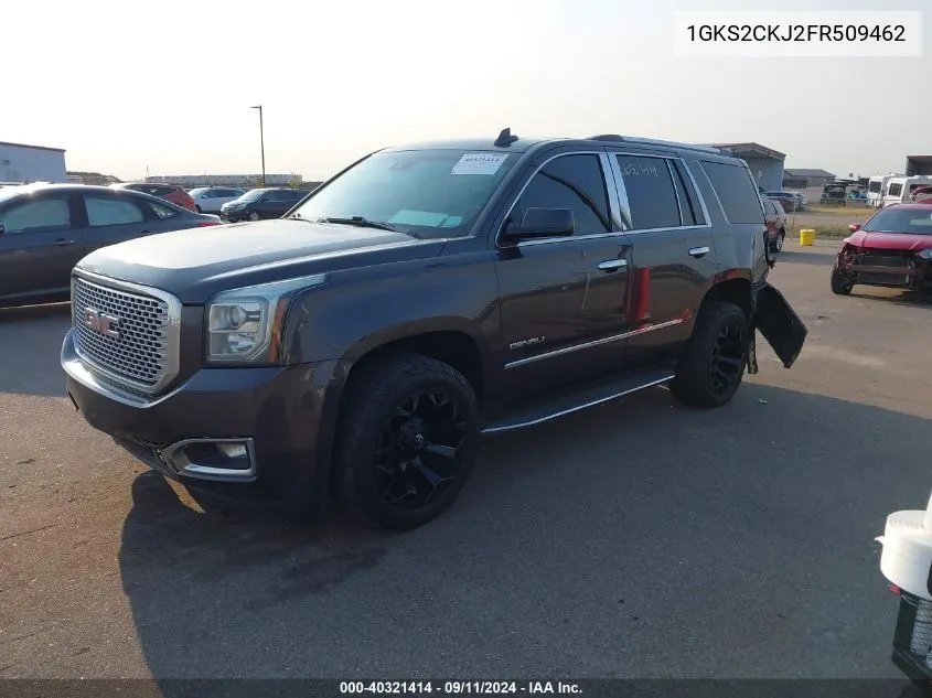 2015 GMC Yukon Denali VIN: 1GKS2CKJ2FR509462 Lot: 40321414