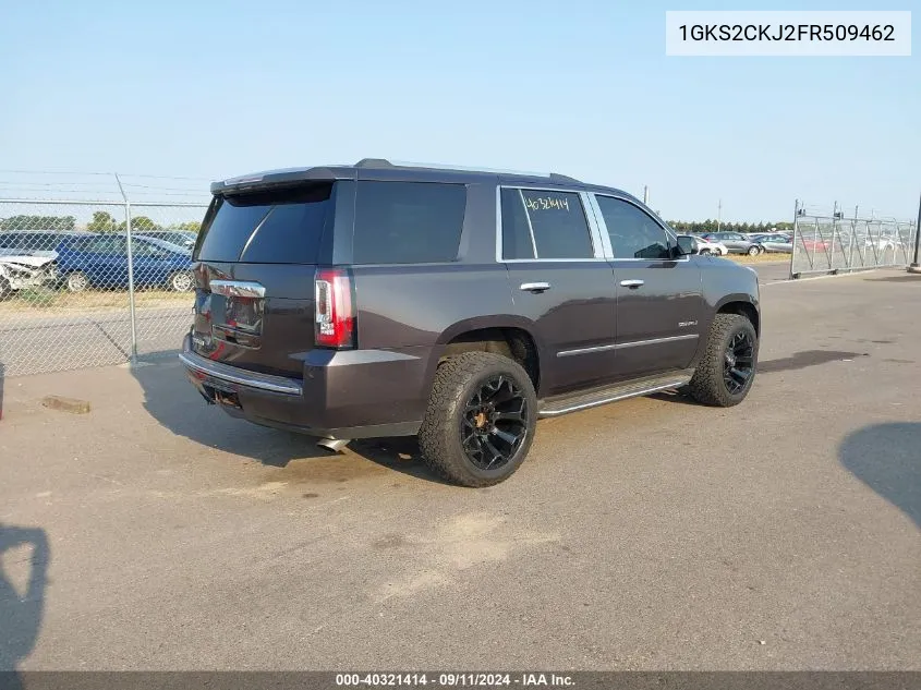 2015 GMC Yukon Denali VIN: 1GKS2CKJ2FR509462 Lot: 40321414