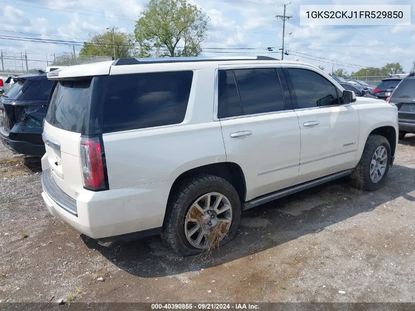 2015 GMC Yukon Denali VIN: 1GKS2CKJ1FR529850 Lot: 40390855