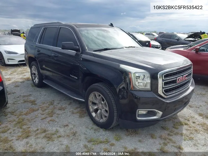 2015 GMC Yukon Slt VIN: 1GKS2BKC5FR535422 Lot: 40481744