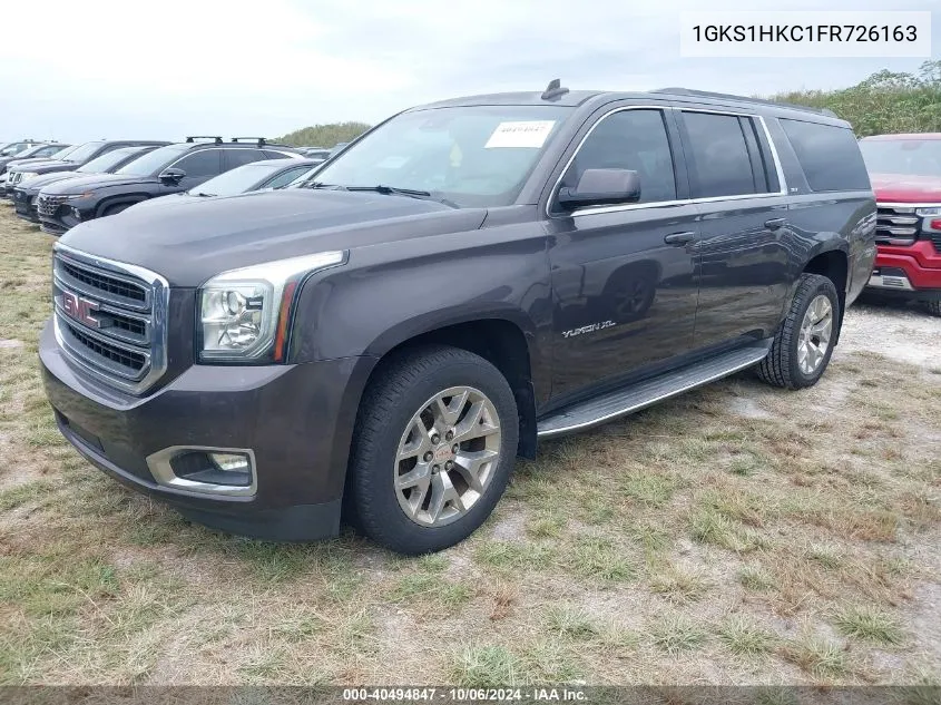 2015 GMC Yukon Xl C1500 Slt VIN: 1GKS1HKC1FR726163 Lot: 40494847