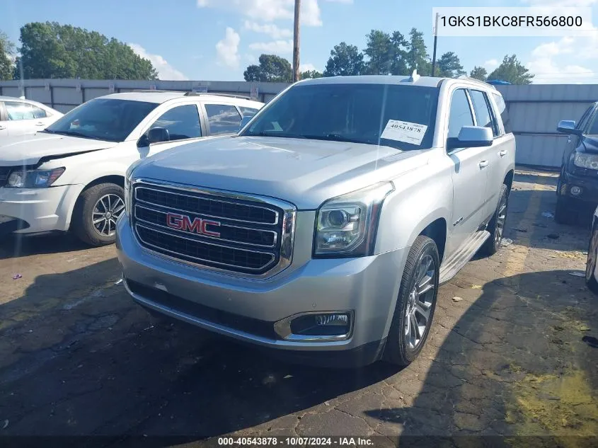 2015 GMC Yukon Slt VIN: 1GKS1BKC8FR566800 Lot: 40543878