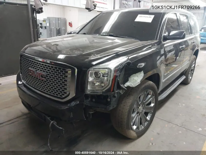 2015 GMC Yukon Denali VIN: 1GKS1CKJ1FR709266 Lot: 40591640