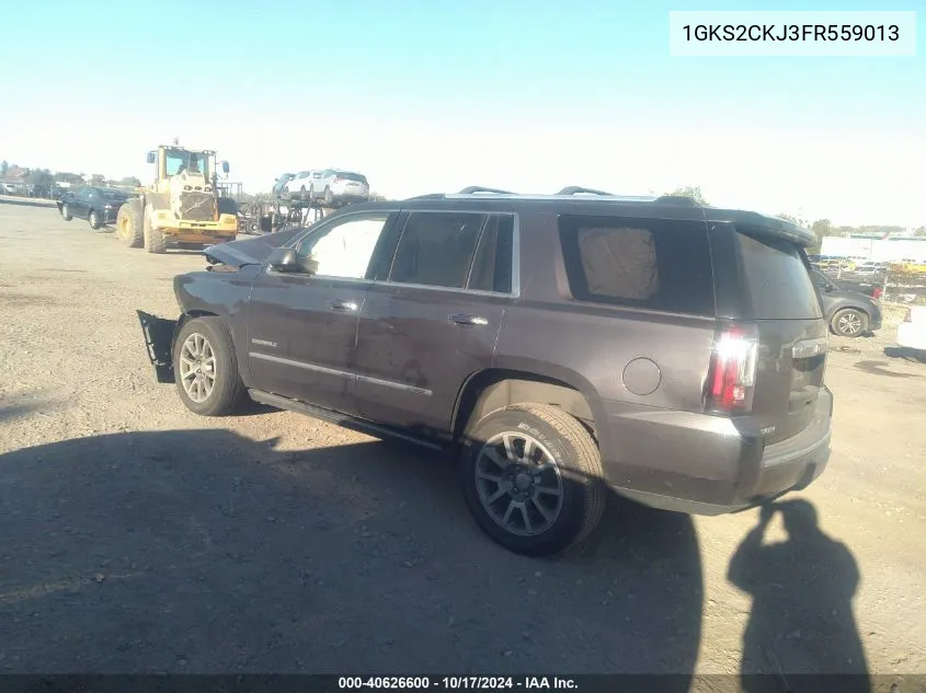 1GKS2CKJ3FR559013 2015 GMC Yukon Denali