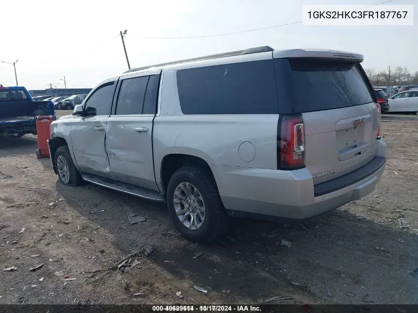 2015 GMC Yukon Xl 1500 Slt VIN: 1GKS2HKC3FR187767 Lot: 40629614