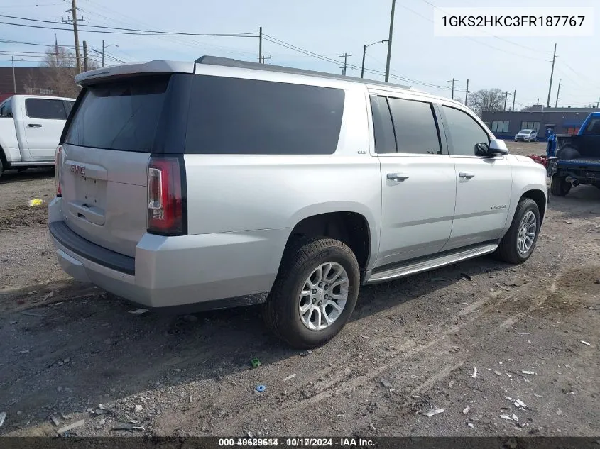 2015 GMC Yukon Xl 1500 Slt VIN: 1GKS2HKC3FR187767 Lot: 40629614