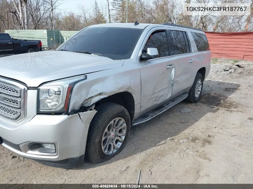 2015 GMC Yukon Xl 1500 Slt VIN: 1GKS2HKC3FR187767 Lot: 40629614