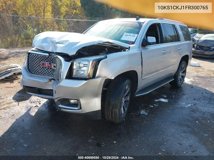 2015 GMC Yukon Denali VIN: 1GKS1CKJ1FR300765 Lot: 40699580