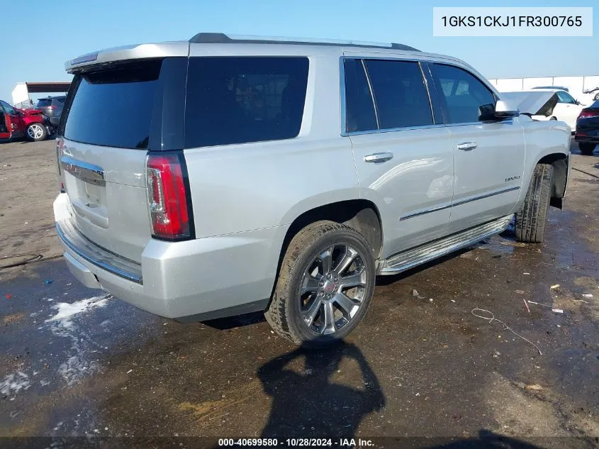 2015 GMC Yukon Denali VIN: 1GKS1CKJ1FR300765 Lot: 40699580