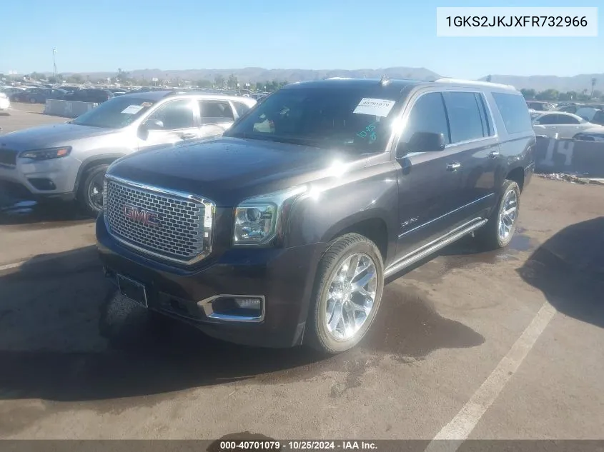 2015 GMC Yukon Xl 1500 Denali VIN: 1GKS2JKJXFR732966 Lot: 40701079