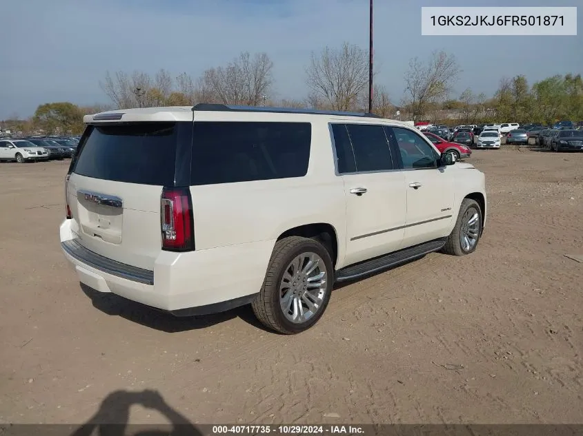 2015 GMC Yukon Xl 1500 Denali VIN: 1GKS2JKJ6FR501871 Lot: 40717735