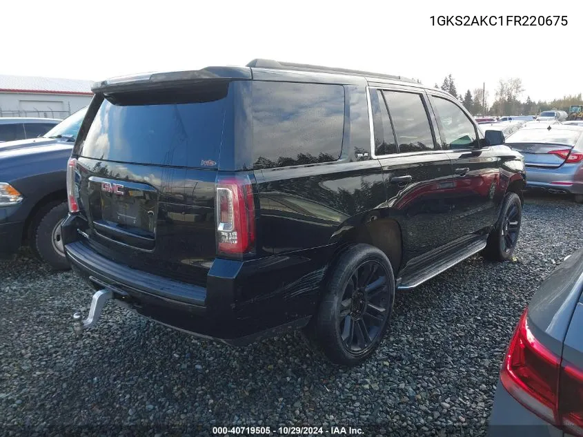 2015 GMC Yukon Sle VIN: 1GKS2AKC1FR220675 Lot: 40719505