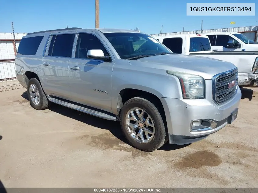 2015 GMC Yukon Xl 1500 Sle VIN: 1GKS1GKC8FR513494 Lot: 40737233