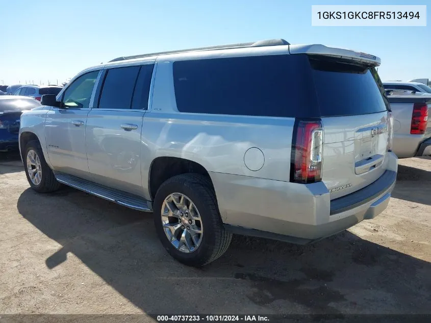 2015 GMC Yukon Xl 1500 Sle VIN: 1GKS1GKC8FR513494 Lot: 40737233