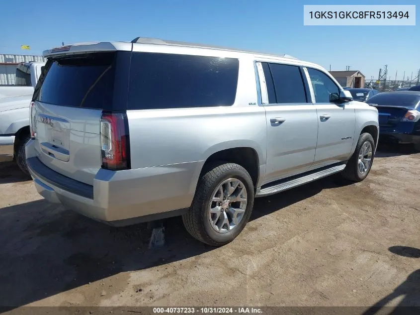 2015 GMC Yukon Xl 1500 Sle VIN: 1GKS1GKC8FR513494 Lot: 40737233