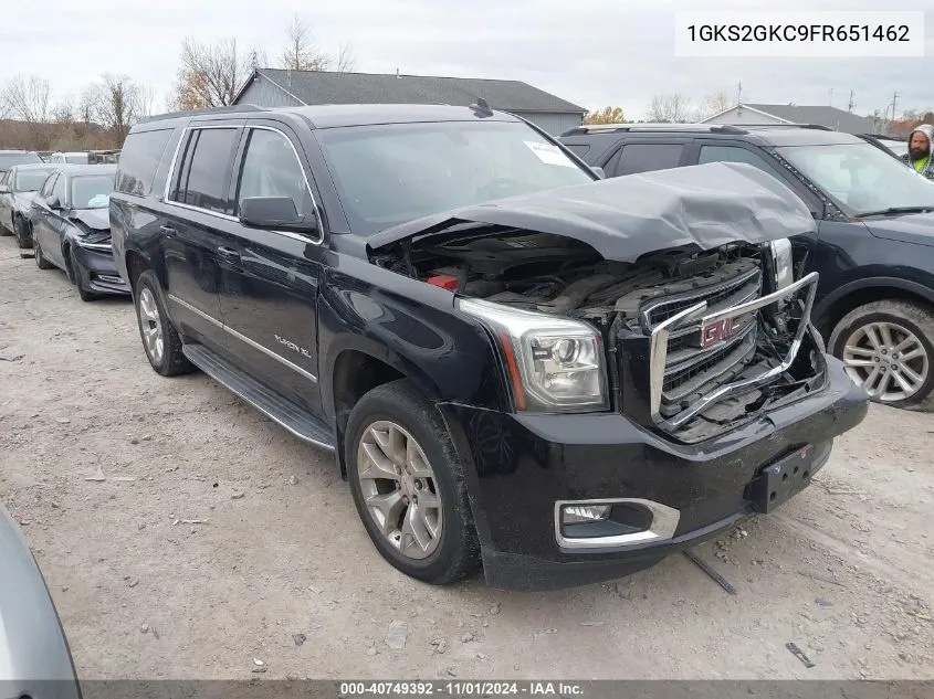 2015 GMC Yukon Xl 1500 Sle VIN: 1GKS2GKC9FR651462 Lot: 40749392