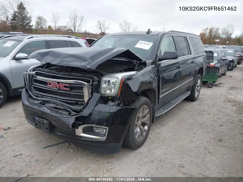 2015 GMC Yukon Xl 1500 Sle VIN: 1GKS2GKC9FR651462 Lot: 40749392