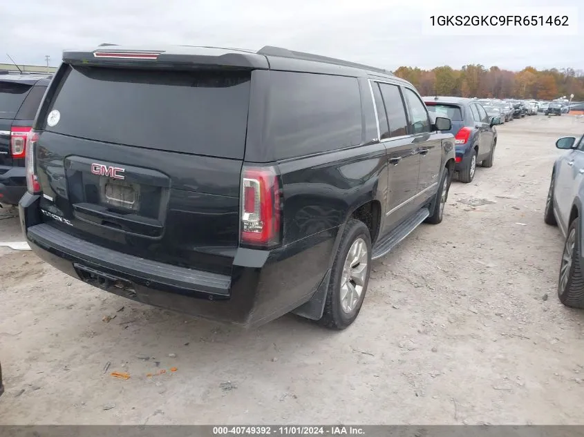 2015 GMC Yukon Xl 1500 Sle VIN: 1GKS2GKC9FR651462 Lot: 40749392