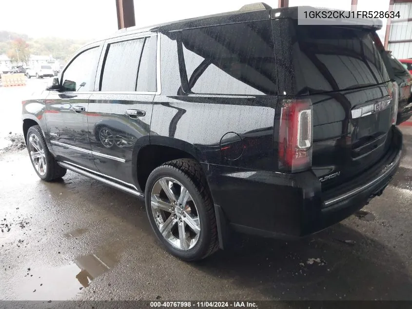 2015 GMC Yukon Denali VIN: 1GKS2CKJ1FR528634 Lot: 40767998