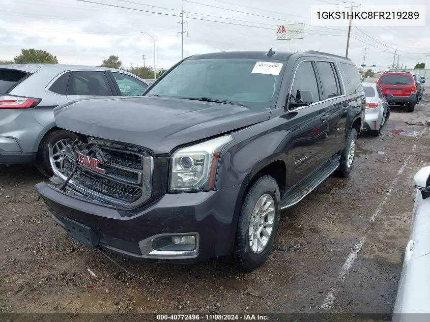 2015 GMC Yukon Xl 1500 Slt VIN: 1GKS1HKC8FR219289 Lot: 40772496