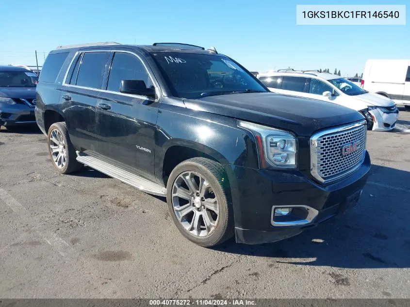 2015 GMC Yukon Slt VIN: 1GKS1BKC1FR146540 Lot: 40775272