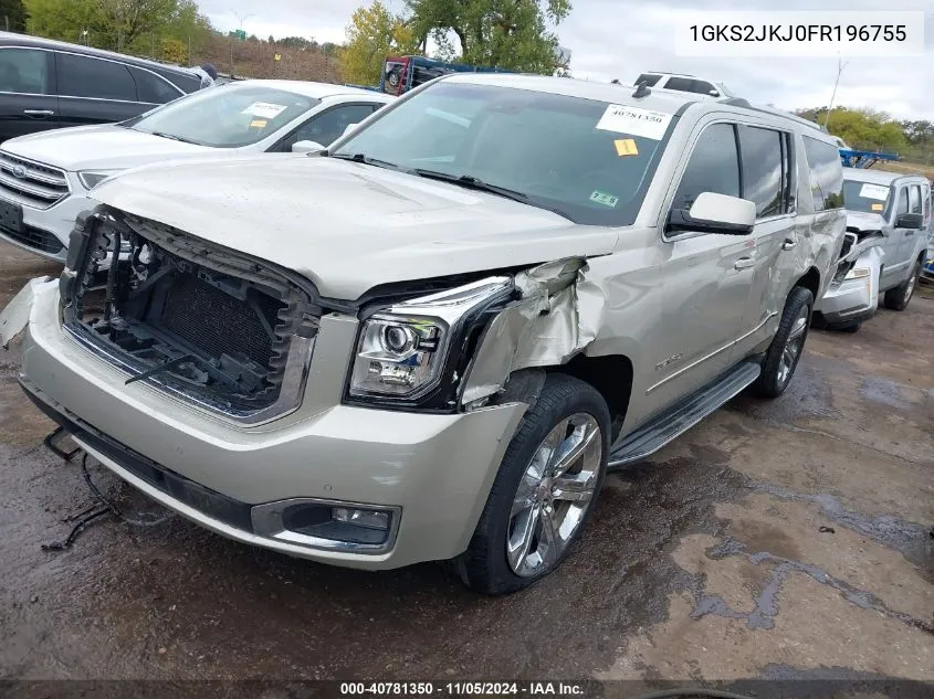 2015 GMC Yukon Xl 1500 Denali VIN: 1GKS2JKJ0FR196755 Lot: 40781350