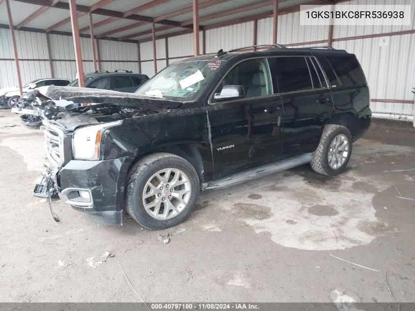 2015 GMC Yukon Slt VIN: 1GKS1BKC8FR536938 Lot: 40797180