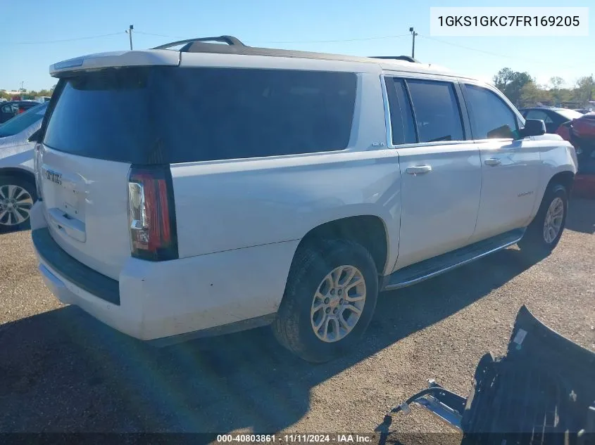 2015 GMC Yukon Xl 1500 Sle VIN: 1GKS1GKC7FR169205 Lot: 40803861