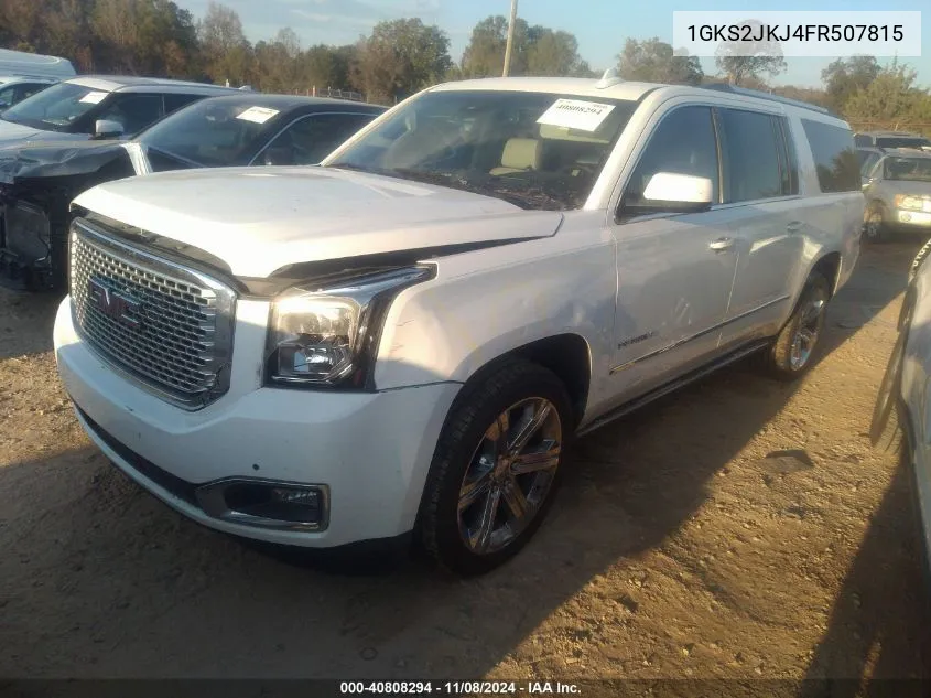 2015 GMC Yukon Xl 1500 Denali VIN: 1GKS2JKJ4FR507815 Lot: 40808294