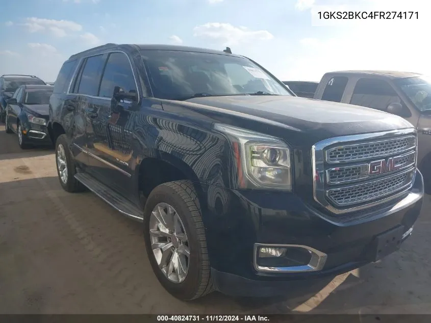 2015 GMC Yukon Slt VIN: 1GKS2BKC4FR274171 Lot: 40824731